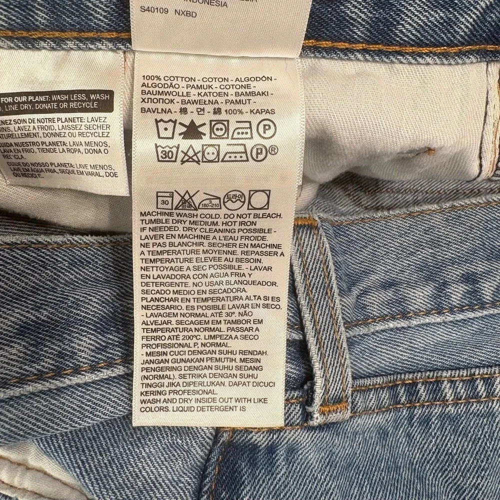Levi's 505 Jeans Mens 34X34 Blue Medium Wash Denim Straight Leg Casual‎ Everyday